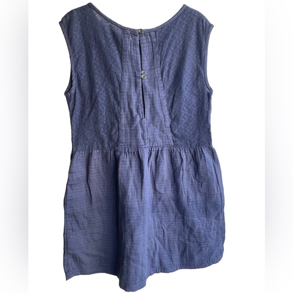 Roxy Girls Dress Dusty Blue with Pockets Size 12 - Picture 4 of 7